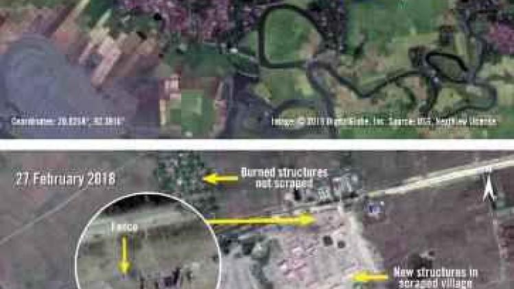 Myanmarese leger bouwt militaire basissen op platgebrande Rohingya-dorpen