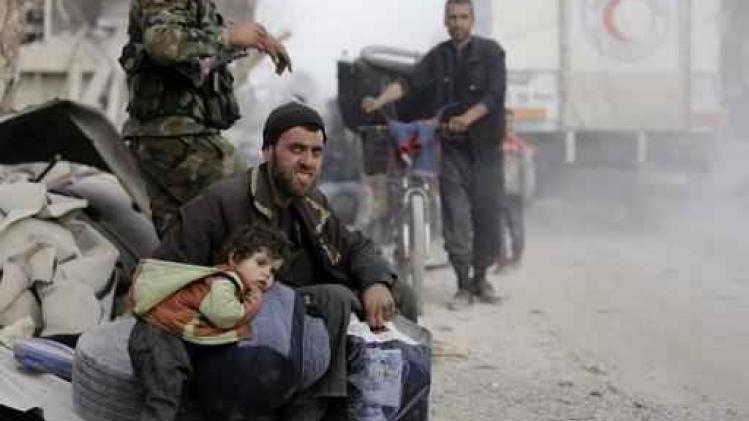 Duizenden burgers willen Oost-Ghouta verlaten