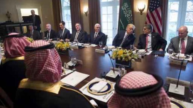 Trump dankt de Saoedische kroonprins voor de "excellente" samenwerking