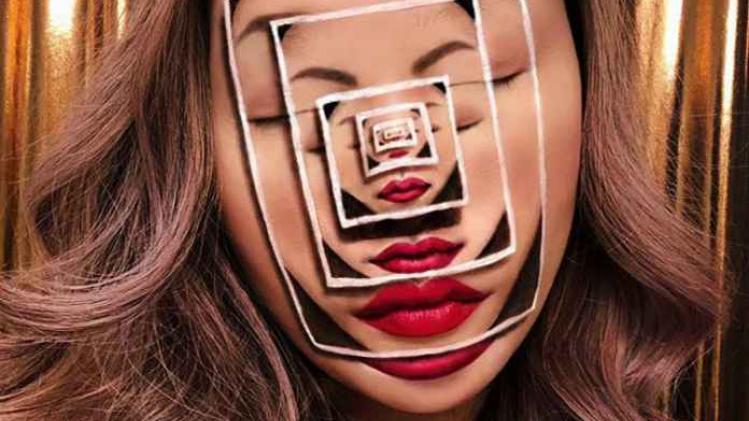 Optische illusie met make-up