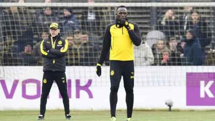 1.409 toeschouwers zien Usain Bolt meetrainen met Borussia Dortmund