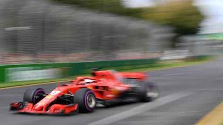 F1 - GP van Australië - Vettel rijdt beste tijd in vrije oefensessie voor Formule 1-kwalificaties