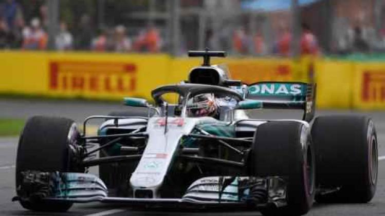 F1 - GP van Australië - Lewis Hamilton pakt de eerste pole van het seizoen