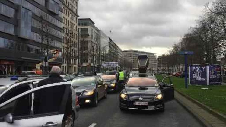Taxibetoging in Brussel op komst: langzaamaanacties en filterblokkades