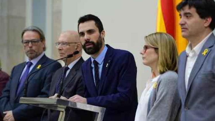 Beëdiging Catalaanse president opgeschort