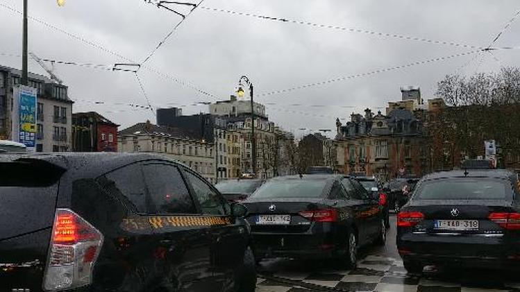 Acties taxichauffeurs: verkeershinder neemt af op Brusselse grote ring