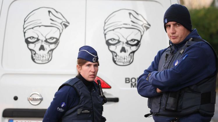 BELGIUM AUVELAIS POLICE INTERVENTION