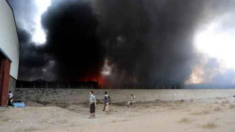 Grote hoeveelheden noodhulp in Jemen vernield door brand
