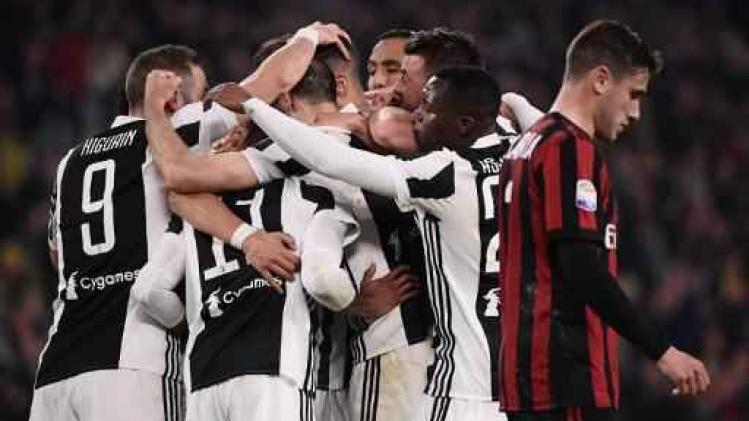 Serie A - Juventus klopt AC Milan en loopt uit op Napoli