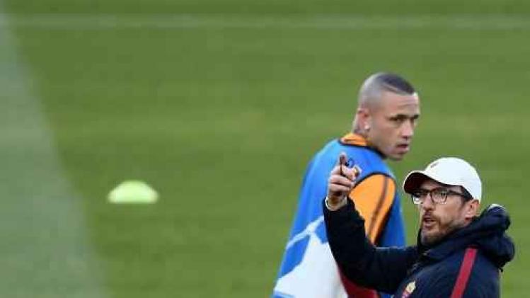 Di Francesco: "Radja Nainggolan heeft 50 procent kans om te spelen tegen Barcelona"