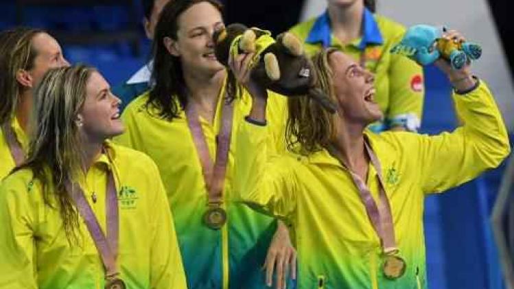 Australische zwemsters pakken uit met wereldrecord op 4x100m vrije slag