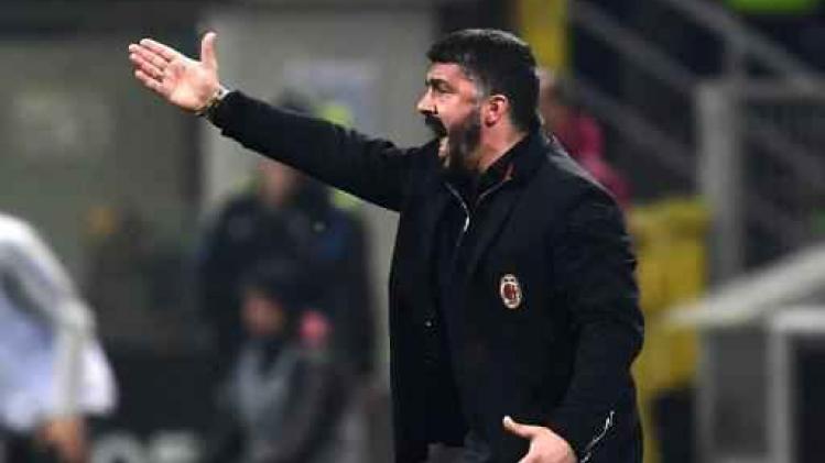 AC Milan houdt clubicoon Gattuso langer aan boord als hoofdcoach
