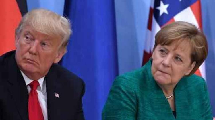 Trump ontmoet Merkel "binnenkort" in Washington