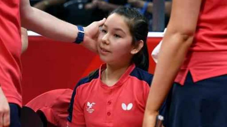 Commonwealth Games - 11-jarige tafeltennisster Anna Hursey debuteert met zege