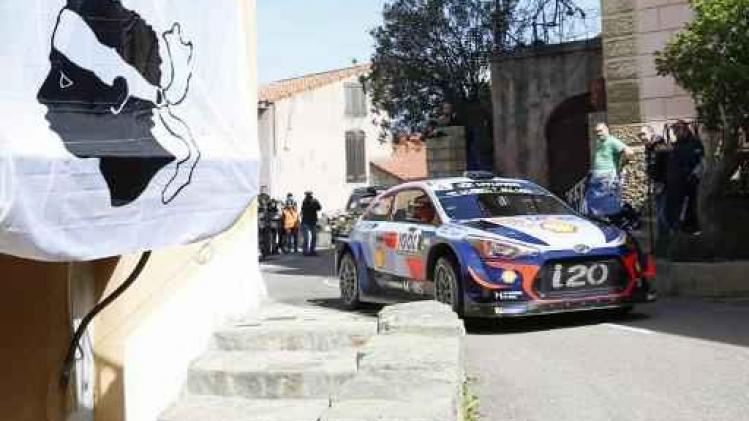 Neuville finisht op derde plaats in Rally van Corsica