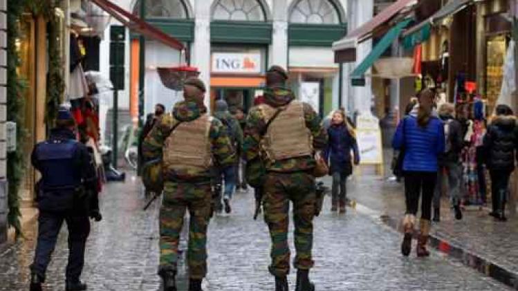 Operationele reservisten van Defensie in de straten van Brussel