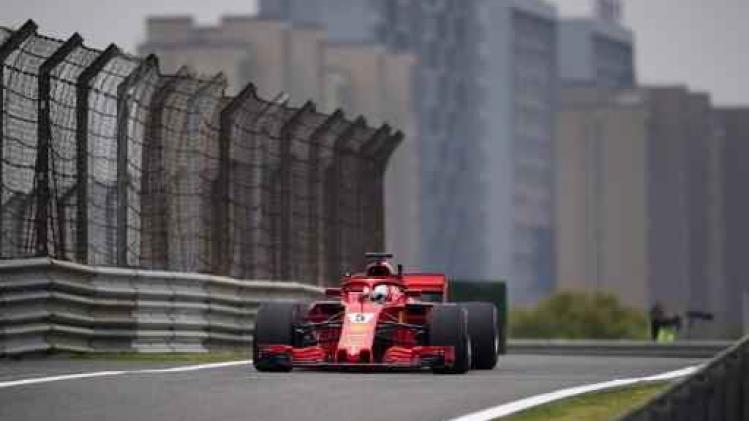 F1 - GP van China - Vettel is de snelste in derde vrije oefenritten
