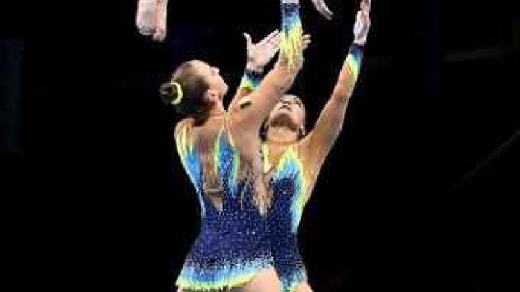 WK acrogym - Twee finaleplaatsen voor België in Antwerpen