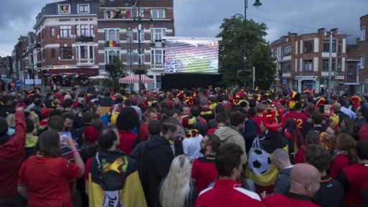 Brussel-stad verbiedt WK-matchen op groot scherm