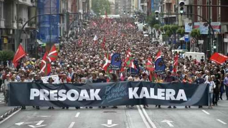 Duizenden mensen betogen in Bilbao voor ETA-gevangenen