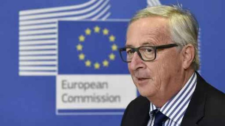 Commissievoorzitter Jean-Claude Juncker bezoekt Vlaams parlement op 9 mei