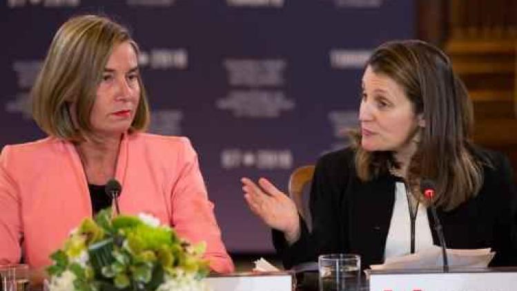 EU en Canada organiseren top van vrouwelijk buitenlandministers