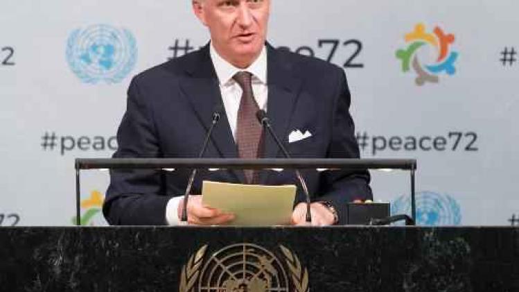 Koning Filip zet Belgisch vredesengagement in de kijker bij Verenigde Naties