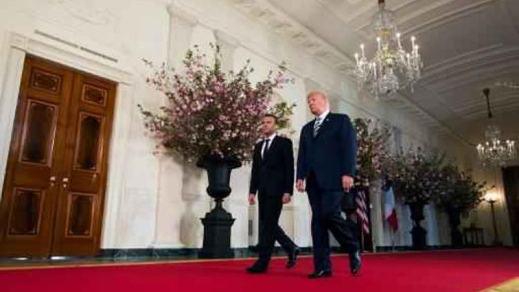 Macron wil met Trump "kunnen werken aan een nieuw akkoord met Iran"