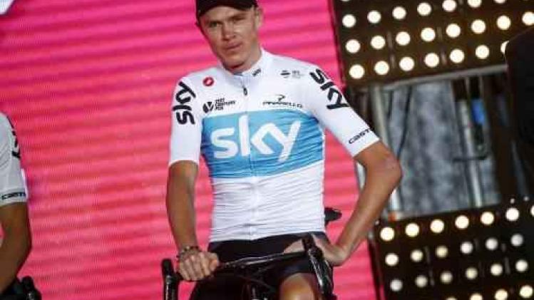 Chris Froome valt bij verkenning openingstijdrit Giro