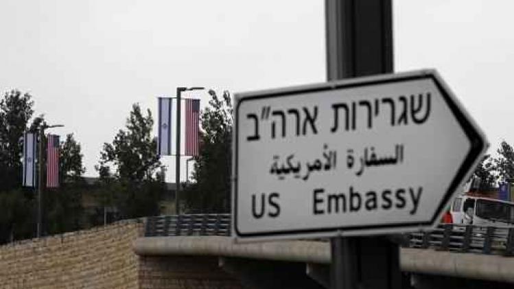 Israëli's installeren wegwijzers naar nieuwe VS-ambassade in Jeruzalem