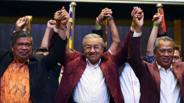 Oppositieleider Mahathir Mohamad wint Maleisische verkiezingen