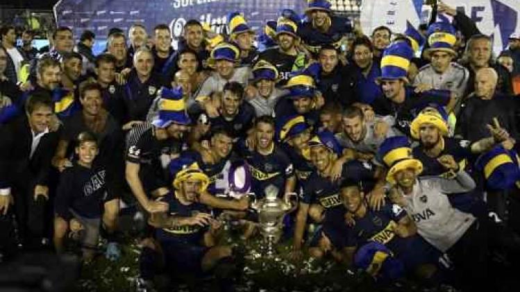 Boca Juniors viert 33e landstitel in Argentinië