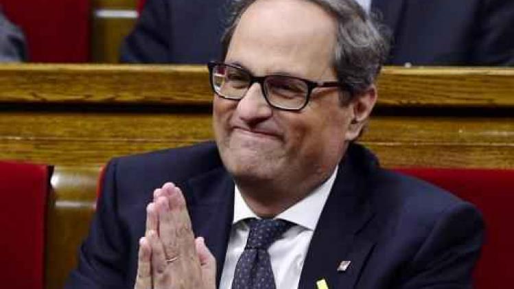 Quim Torra nieuwe minister-president van Catalonië