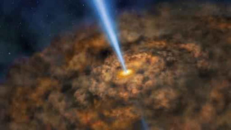 Snelst aangroeiend zwart gat ooit ontdekt
