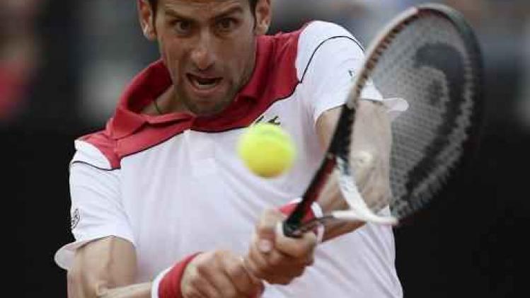ATP Rome - Novak Djokovic staat voor het eerst dit seizoen in halve finales