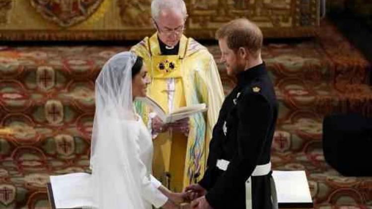 Prins Harry en Meghan Markle officieel man en vrouw