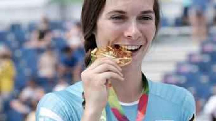 BK skeeleren - Roller queen Sandrine Tas laat één steekje vallen