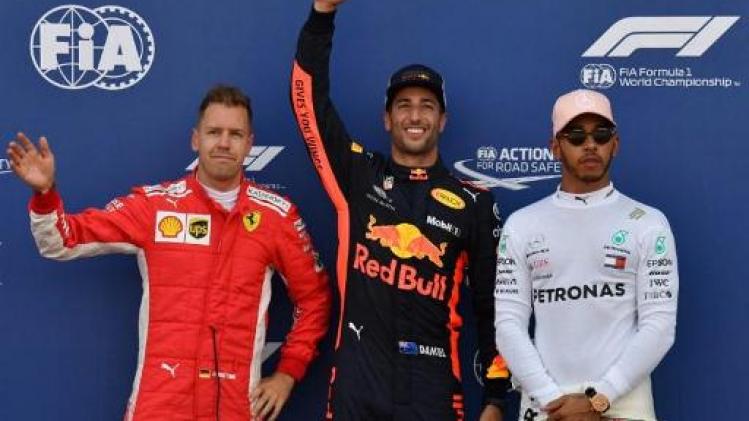 Daniel Ricciardo pakt pole in GP van Monaco
