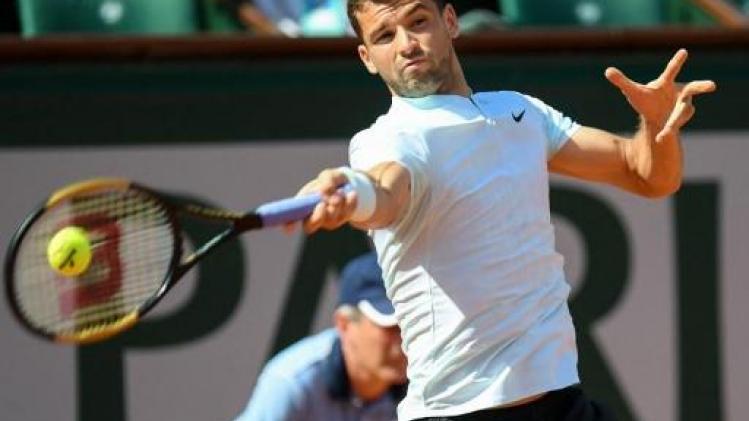Roland Garros: Dimitrov rekent af met lucky loser