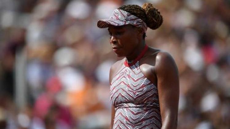 Roland-Garros - Venus Williams overleeft eerste ronde niet