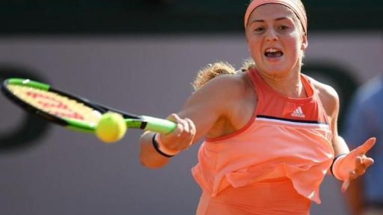 Roland-Garros - Titelverdedigster Jelena Ostapenko meteen uitgeschakeld