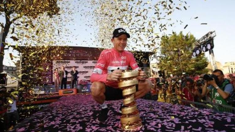 Giro - Froome viert eindzege: "Deze wedstrijd is zo anders dan alle andere"