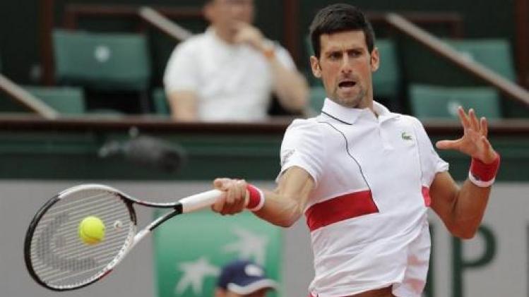 Novak Djokovic naar tweede ronde van Roland Garros