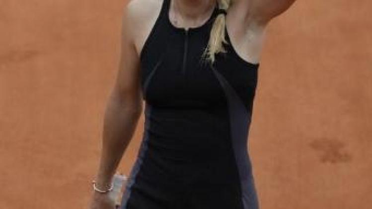 Caroline Wozniacki naar tweede ronde Roland Garros