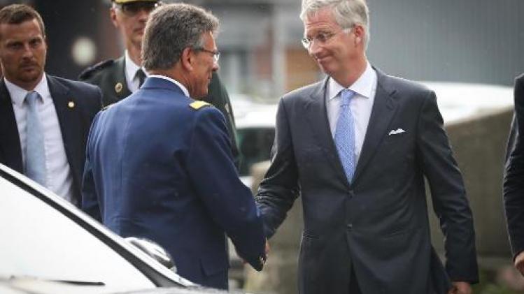 Koning en premier in Luik ontvangen