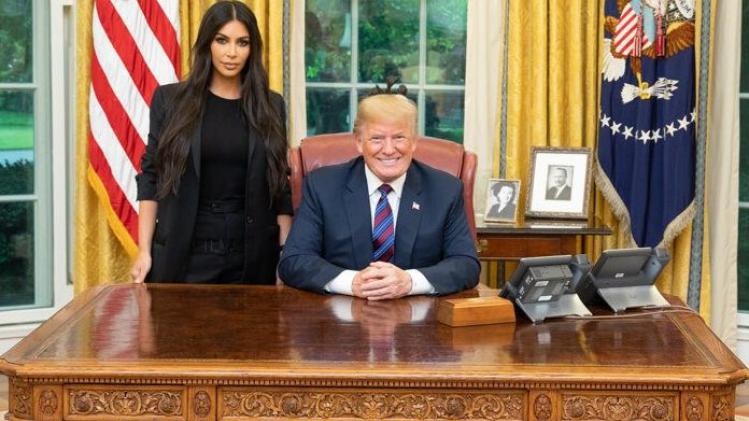 Kim Kardashian ontmoet Donald Trump