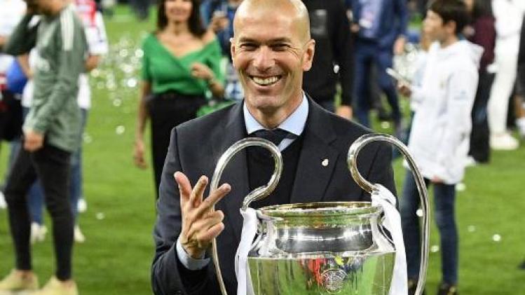 Verrassing van formaat: Zinédine Zidane stapt op bij Real Madrid
