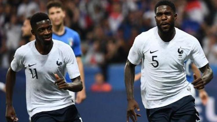 WK 2018 - Frankrijk klopt jeugdig Italië in oefenpartij