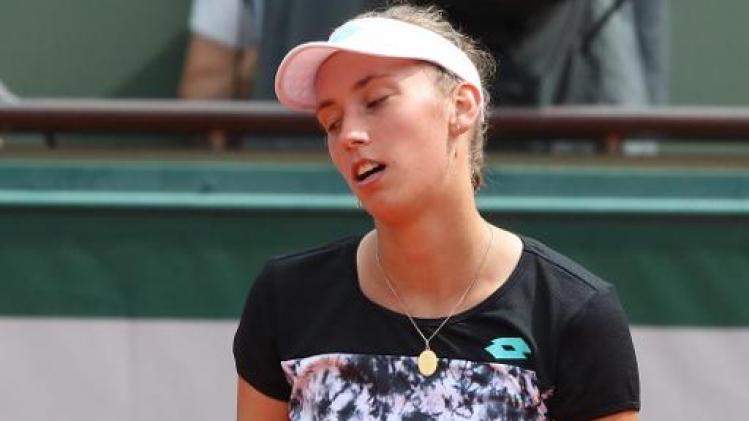 Elise Mertens kansloos onderuit tegen Simona Halep op Roland Garros