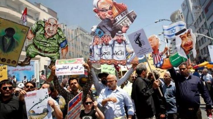Honderdduizenden mensen op betogingen tegen Israël in Iran